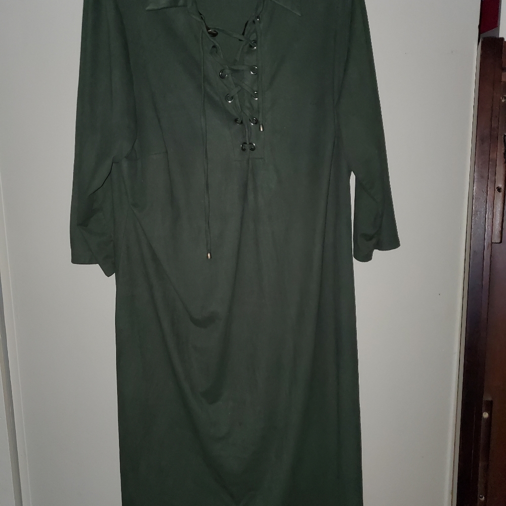 Microsuede Dress